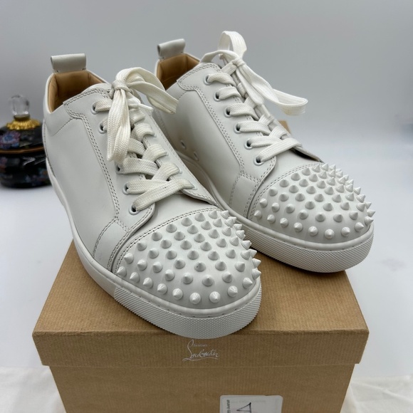Men’s Christian Louboutin LouisJunior low top sneakers size 43 made in Italy